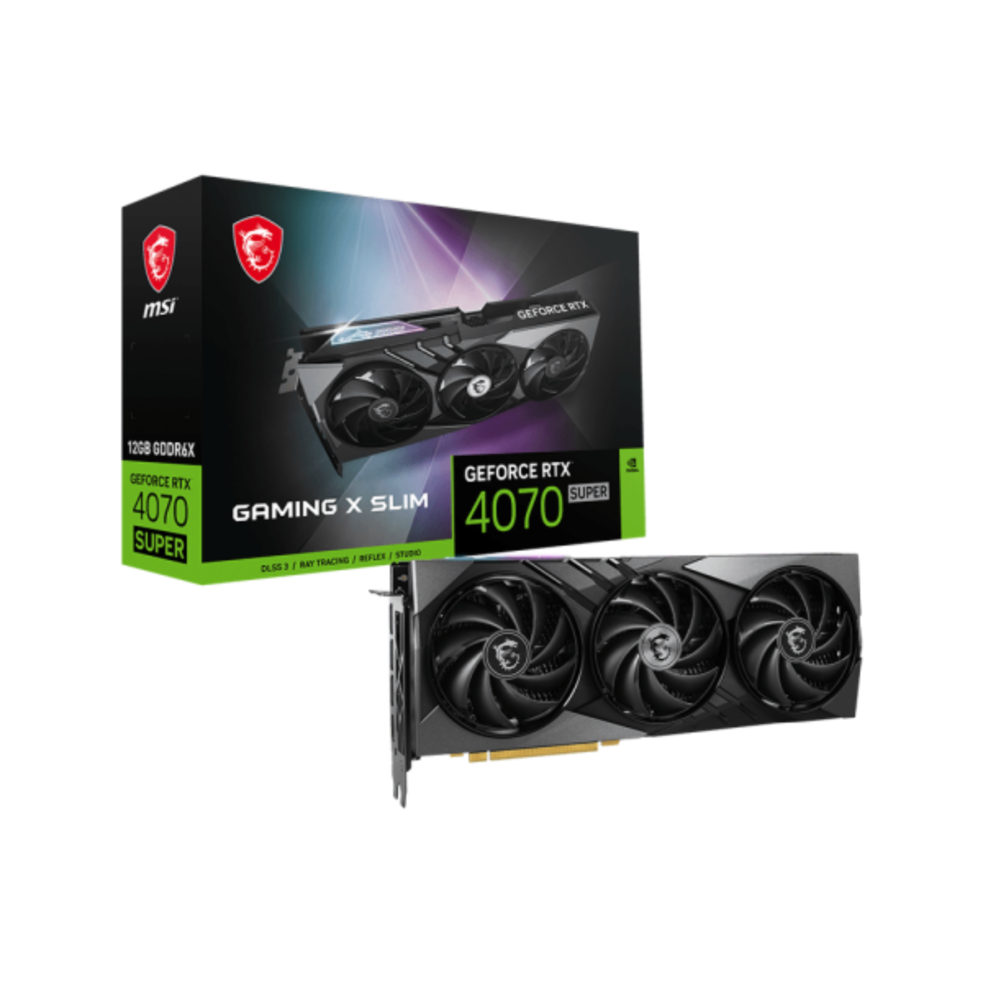 Geforce RTX 4070 super 12g gaming x slim