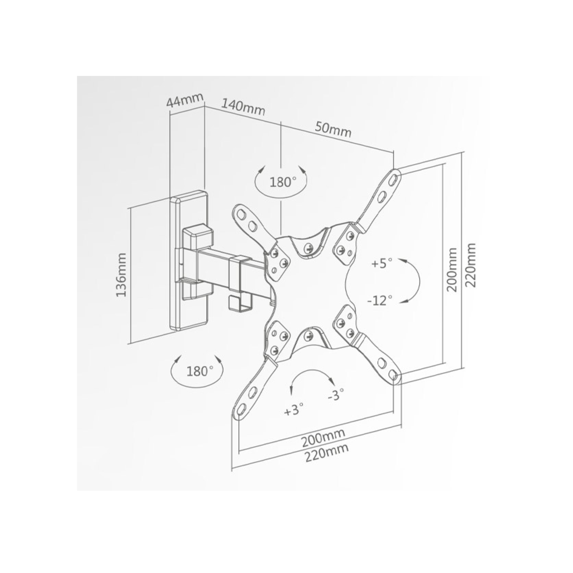 Staffe Mobile 13"-42" Extra Slime