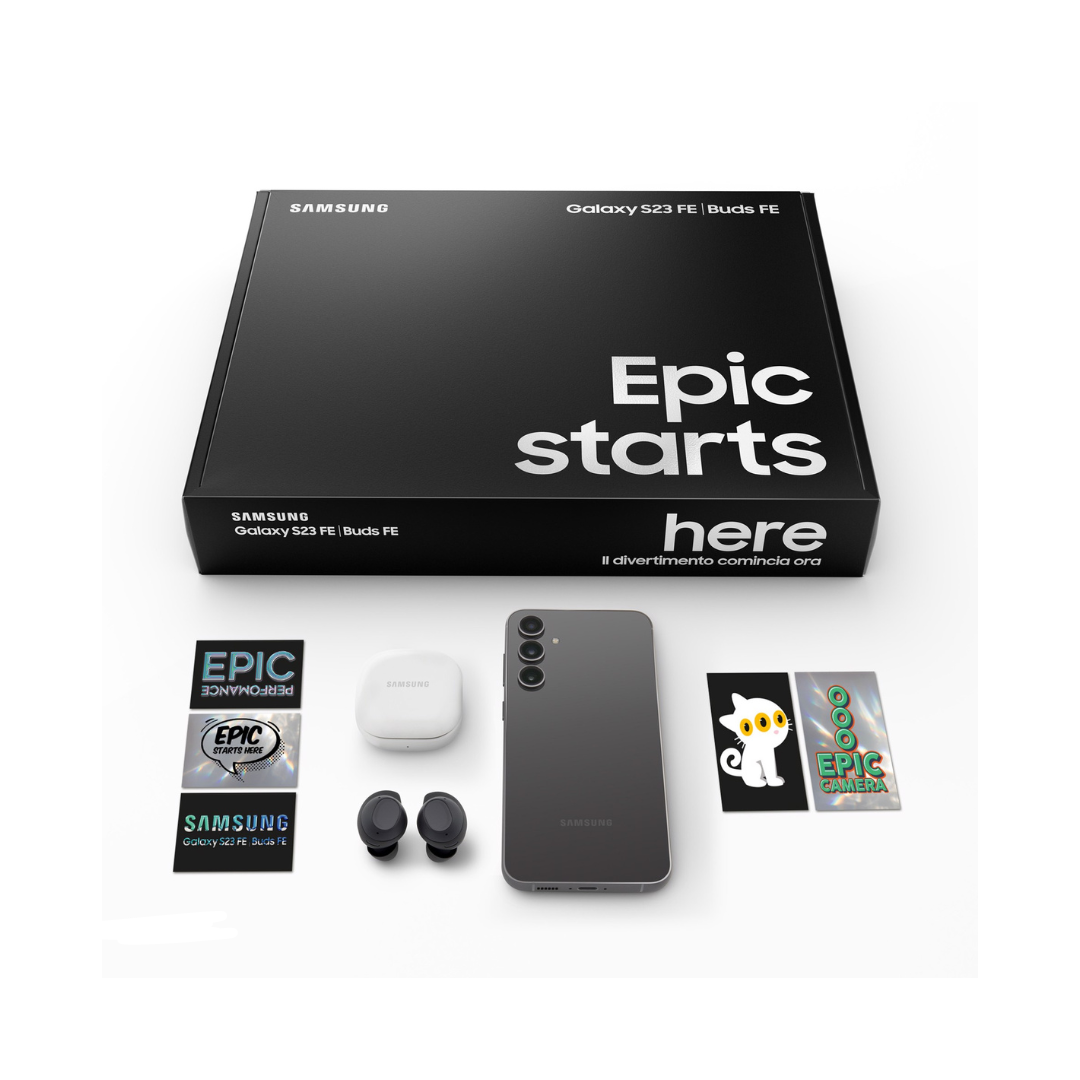 Samsung Galaxy S23 FE + Auricolari Samsung BUDS FE Limited Edition Pack