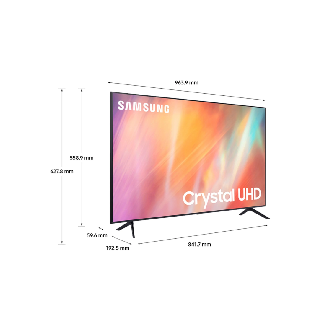 SAMSUNG AU7100 TV LED, 43" UHD 4K