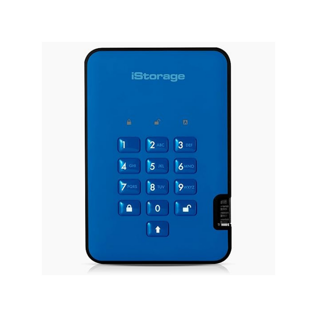 iStorage diskAshur2 SSD 8TB Blue