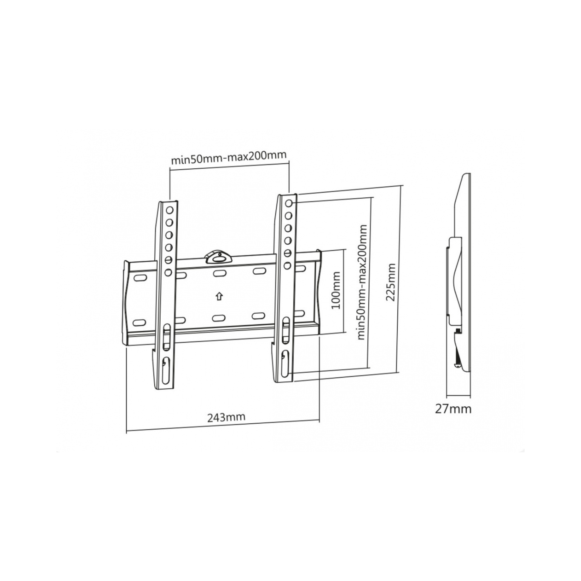 Staffe fisse 23"-42"