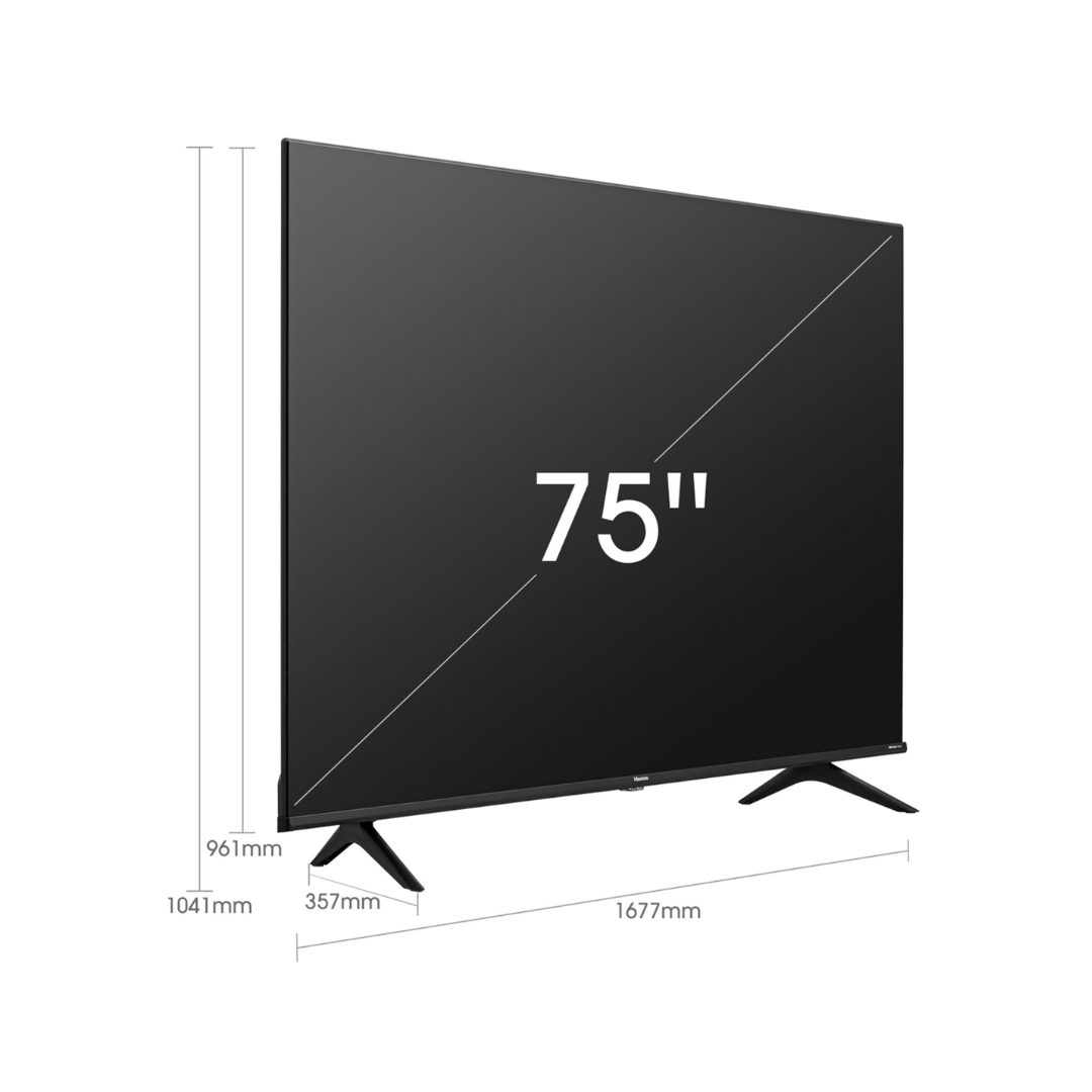 HISENSE 75A6CG TV LED, 75 pollici, UHD 4K